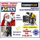 MARTELO ELECTRO PNEUMÁTICO POWERPLUS 1500 WATTS